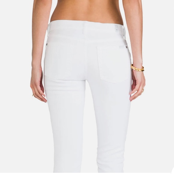 - 7 For All Mankind The Slim Fit Cirgarette Easy Skinny Jean - Picture 3 of 10